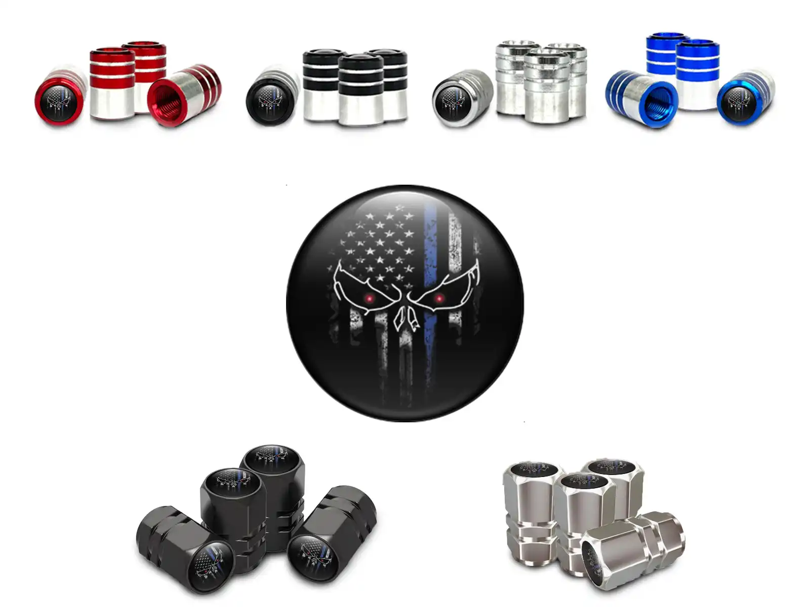 Tires Valve Caps for Motorcycle High Level